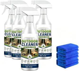 Multi-Surface Outdoor Cleaning Spray Outdoor Surface Cleaner Spray, 4pcs