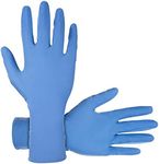 SAS Safety 6608-40 Derma-Max Powder-Free Nitrile Disposable Glove, Large, 8 mil Thick (Pack of 50)