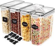 KICHLY Pack of 4 Cereal Containers 