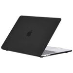 EooCoo Case Compatible for New MacBook Pro 13 inch M2 M1 A2338 A2251 A2289 A2159 A1989 A1706 with Touch Bar, 2023-2017 Released, Plastic Hard Shell Cover, Matte Surface, Black