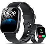 Smart Watch with Alexa Built-in, 1.83" HD Fitness Watch with Bluetooth Calling, New Smartwatch with Heart Rate/Sleep Monitor/Stress, 110+ Sports Modes, IP68 Waterproof Activity Tracker for Android iOS