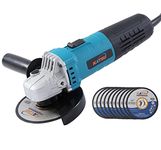 KATSU Electric Angle Grinder 710W 115mm + 10PCS Cutting Discs Steel Stone Marble Tile Cutting and Grinding