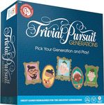 Joy for All Trivial Pursuit Generations - Trivia for Seniors - Cognitive Thinking Game - Big Easy to Read Cards for Low Vision - Fill-in-the-Blank Trivia Cards - Memory Board Game Activity for Elderly