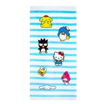 Franco Collectibles Sanrio Hello Kitty & Friends Super Soft Cotton Bath/Pool/Beach Towel, 60 in x 30 in, (Official Licensed Product)