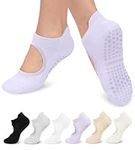 Grips Pilates Socks for Women,Non S