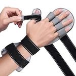 Stroke Hand Brace Splint for Straightening Fingers with 5 Fingers Resting Support, Prevent Fingers Curling, Dupuytren's Contractures, Hand Spasms, Fit Right & Left, Men & Women - M