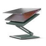 Native Union Desk Laptop Stand – Height Adjustable Ergonomic Computer Stand – Compatible with MacBook Air/Pro, iPad, Dell, HP, Lenovo, Microsoft Surface & Laptops & Tablets Up To 5kg (Slate Green)