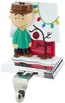 Peanuts Kurt Adler 5-Inch Charlie Brown with Doghouse Stocking Holder