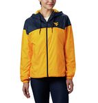 Columbia Women's Flash Forward Lined Jacket, Wv-Collegiate Navy, MLB Gold, M