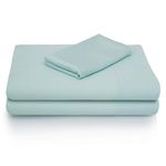 MALOUF 100-Percent Rayon from Bamboo Sheet Set, Rain, Twin XL, 3-Piece