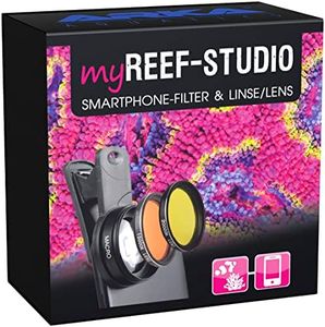 ARKA Aquatics MyReef Studio Smartphone Filter & Macro Lens for Colourful Detailed Photos of Corals and Fish in Any Saltwater Aquarium