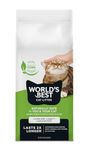 World's Best CAT Litter Comfort Care Unscented, 32-Pounds - Natural Ingredients, Quick Clumping, Flushable, 99% Dust Free & Made in USA - Long-Lasting Odor Control & Easy Scooping