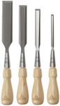 Stanley 1-16-791 Chisel-Set Sweetheart (4-piece), Silver/Tan Brown