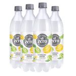 Paper Boat Zero Lemon Lime Sparkling (Soda) Water – Pack of 4, 600 ml Each | Zero Sugar, Zero Calories | Sugar Free | Flavoured Carbonated Water | No Aspartame