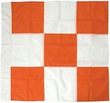 Safety Flag APF2G 36 by 36 Airport Flag, Orange and White