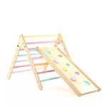 Ariro Pikler Triangle Climbing Frame with Two Sided Ramp | Adjustable Frame with Slide and Climber Ramp for Baby Boys and Girls | for 1yr to 3yr Toddlers | Holds Upto 40kg