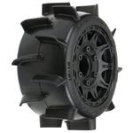 Pro-line Racing 1/10 Sand Paw LP Front/Rear 2.8" MT Tires Mounted 12mm Blk Raid (2), PRO1016010