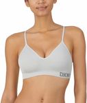 DKNY Women Seamless Bra, 2-Pack, Ink/ALUMNM, Medium, Ink/Alumnm, Medium