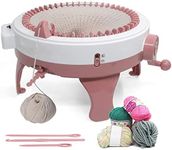 48-Pin Oversized Hand-Knitted, Knit Set, Knit Plate Rotary Double Knitting Machine Weaving Loom or Adult and Children's Ki