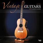 Vintage Guitars | 2025 12 x 24 Inch Monthly Square Wall Calendar | Foil Stamped Cover | BrownTrout | Instrument Classic