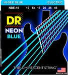 DR Strings NEON Hi-Def Blue Coated Medium (10-46) Electric Guitar Strings