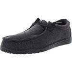 GBX Men's Bowery Canvas Slip-On Shoes, Black Sweater, 8