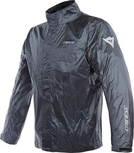 Dainese Rain Jacket, Motorcycle Lightweight, Packable, Waterproof Jacket with Reflective inserts, antrax, xs