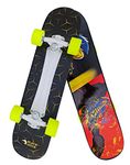 jaspo Fiber Composite Black Duck (26Inches X 6.5Inches) Complete Fibre Material Skateboard Suitable for All Age Group (Angry)