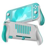 TNP Pro Grip Case for Nintendo Switch Lite Protective Shell Cover (Blue) Vented Comfort Enhance Ergonomic Grips, Lightweight, Slim, Scratch & Shock Protector Nintendo Switch Lite Accessories