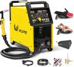 Weldpro 200A AC/DC TIG Welder with Pulse, 110V/220V Dual Voltage Aluminum TIG Welder, AC TIG/DC TIG/AC PULSE TIG/DC PULSE TIG/Stick 5 in 1 Multiprocess Welding Machine with TIG Torch & Foot Pedal