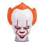 Paladone Pennywise Mask Light, Free Standing or Wall Mountable Halloween Decoration, Scary IT Clown Mask Lighting, 22cm (8.7")