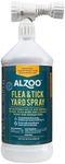 ALZOO Natural Flea & Tick Yard Spray, Helps Eliminate and Repel Pests, Outdoor Use, Covers 5,000 Sq. Ft., Plant-Based Active Ingredients, 32 Fl. Oz. Bottle