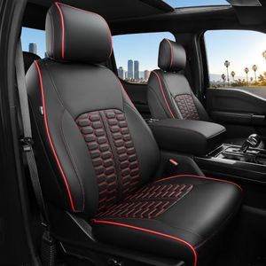 FEINEPRO Custom Seat Covers for Ford F150 CrewCab XL XLT 2021-2026