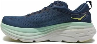 Hoka Mens Walking Hiking Shoe, Midnight Ocean/Bluesteel, 10 US