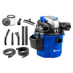 Vacmaster 5 Gallon, 5 Peak HP, with 2-Stage Motor, Wet/Dry Vacuum, Wall Mountable and with Remote Control