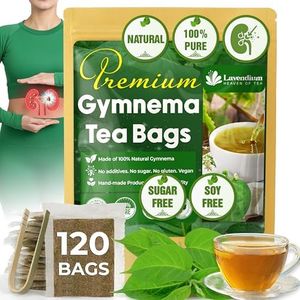 Lavendium, Premium 120 Gymnema Leaf Tea Bags, 100% Natural & Pure from Leaves. Gymnema Tea Bags for Diabetics - COLD-DRIED for Maximum Freshness and Nutrient Retention. No Sugar, Vegan.