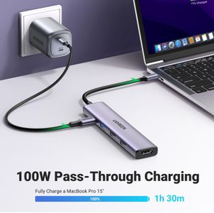 UGREEN 5-in-1 USB C Hub – Multiport Adapter with HDMI, USB, SD