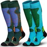 Merino Wool Ski Socks Mens Womens 2