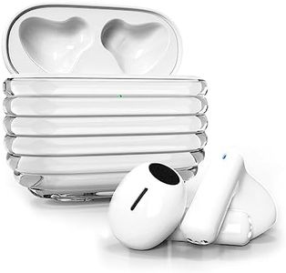 PHOCAR Wireless Earbuds, Bluetooth 5.3 Sync No Delay, Light-Weight &,Compact Design, Touch Control, Noise Canceling for Clear Calls, Earphones Compatible with iPhone, Samsung, Huawei, Xiaomi, Nokia