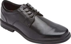 Rockport Men's Taylor Wp Leather Dress Shoe Black, Size 10 Wide