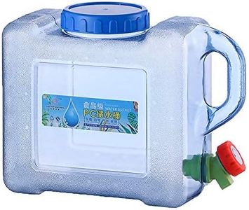 Umikk Bidon portable sans BPA de 5 à 22 l, avec robinet et poignées, pour le stockage de l'eau potable, bidon à eau pour le camping, l'extérieur, les voyages, la maison