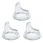 NUK Replacement Silicone Spout, Clear, 1 Count Pack of 3