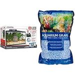 Marina LED Aquarium Kit, 5 Gallon, (15251A1) & 12480 Surf Decorative Aquarium Gravel, 2kg, 4.4-Pound