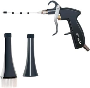 GZ-KJM High Pressure Car Interior Spraying Washing Gun with 2 Set Nozzle Sprayer Connector Air Pulse Car Washing Equipment Tool (Dust Blow Gun-A)