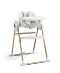 Mamas & Papas Eno Highchair, One Hand Fold, Adaptable, Easy Clean, Non Slip, Cashmere - Upto 3 Years