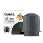 EcoPress Aluminium Coffee Capsule Recycling Tool by Dualit - Nespresso Compatible Recycler - Premium Eco Friendly Tool for Dualit & Nespresso Capsules & Coffee Grounds.