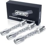 PIKWO 3Pcs Hydraulic Hose Field Repair Kit,1/4", 3/8", 1/2" Inner Diameter Reusable