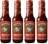 Melinda’s Chipotle Hot Sauce - Gourmet Chipotle Sauce - Made with Chipotle Peppers, Habanero Peppers, Carrots, Onion, Papaya & Lime Juice - Keto, Kosher, Vegan, Gluten Free Hot Sauce - 5oz, 4 Pack