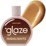 Glaze Super Gloss Color Conditioning Hair Gloss – Like a Tinted Moisturizer for Medium-Dark Brown Hair with Highlights – Boosts Color, Repairs the Look of Damage & Adds Shine – Caramel Lights, 6.4 oz