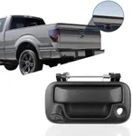 LEADSIGN Tailgate Handle with Rear View Backup Camera Replacement for Ford F150(2005-2014), F250/F350/F450/F550(2008-2016),Pickup Rear View Parking Camera RCA Connector Wide Angle Optional Guideline